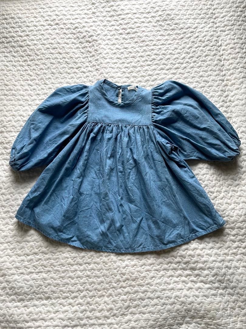 ワンピース soor ploom clementine dress light indigo