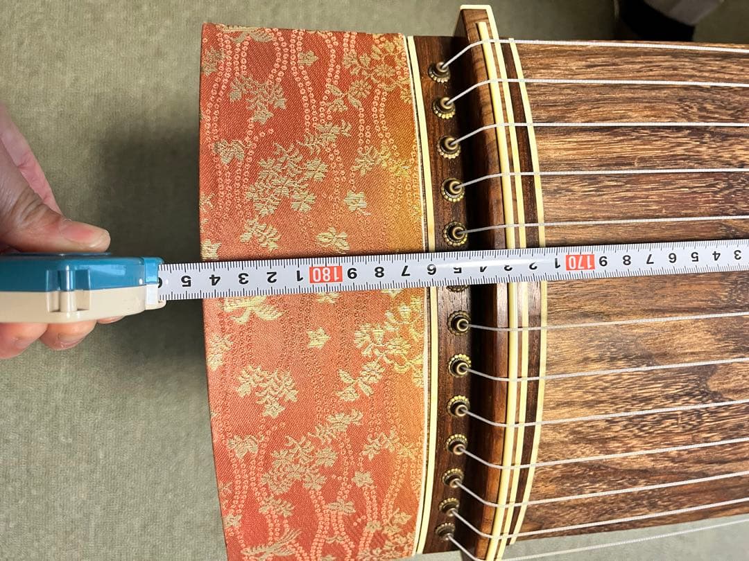 木製の琴 長い形状 弦付き - メルカリ