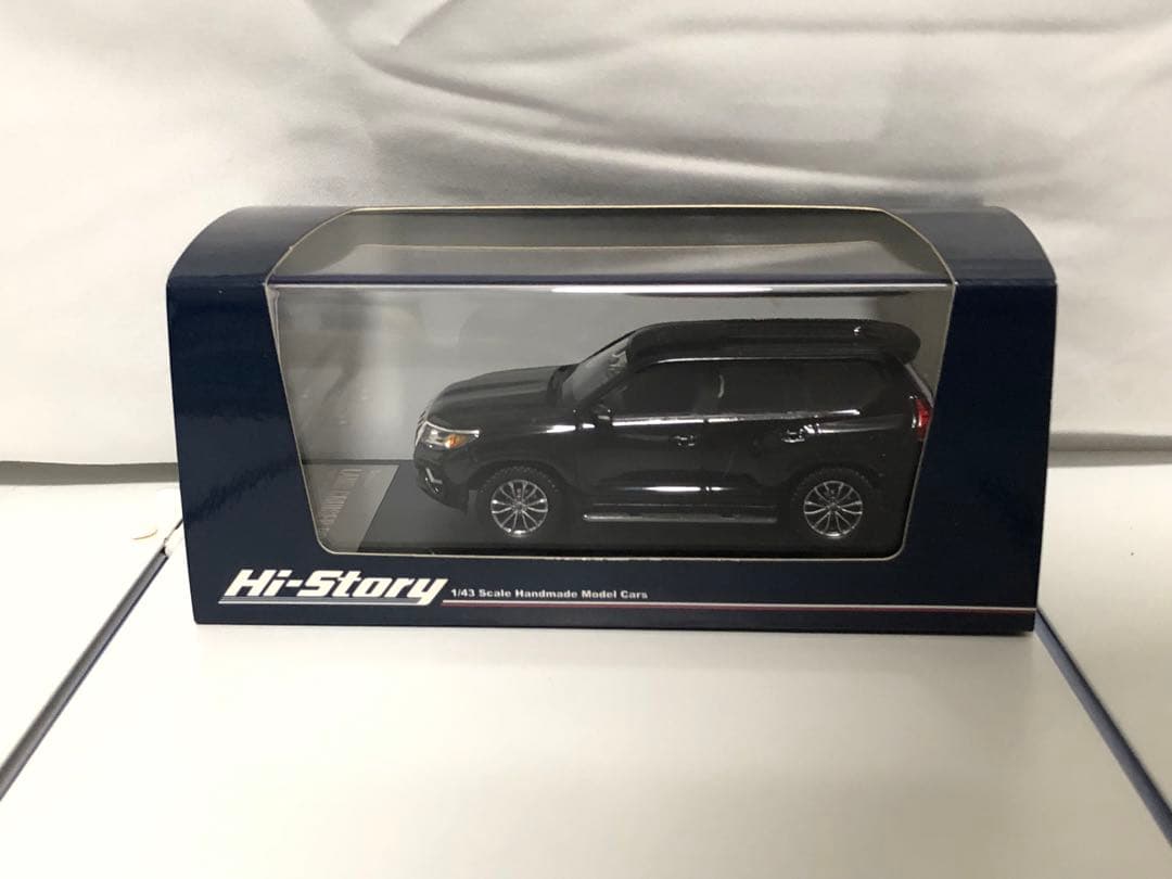 ハイストーリー　1/43 トヨタ　ランドクルーザープラド　ブラック　2019
