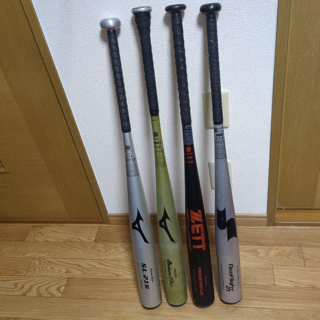 最終　硬式、金属バット高校野球非対応バットセット Mizuno ZETT　ＳＳＫ