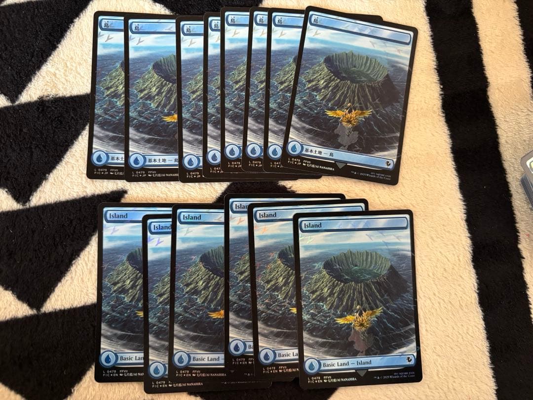 チョコボバンドル　基本土地　まとめ売り　日本語　英語 MTG FF 基本土地 MTG FINAL FANTASY チョコボ・バンドル 日本語版 英語