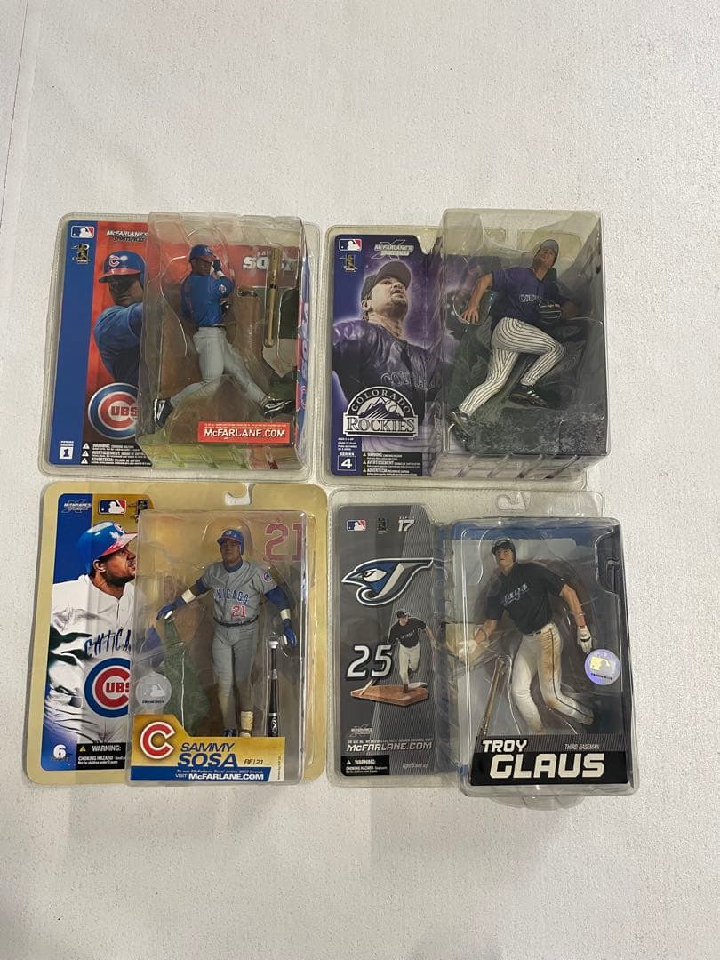 未開封　マクファーレントイズ メジャーリーガー　フィギュア　4個セット ザ・ウォーキング・デッド アクションフィギュア TVシリーズ 4 （5種