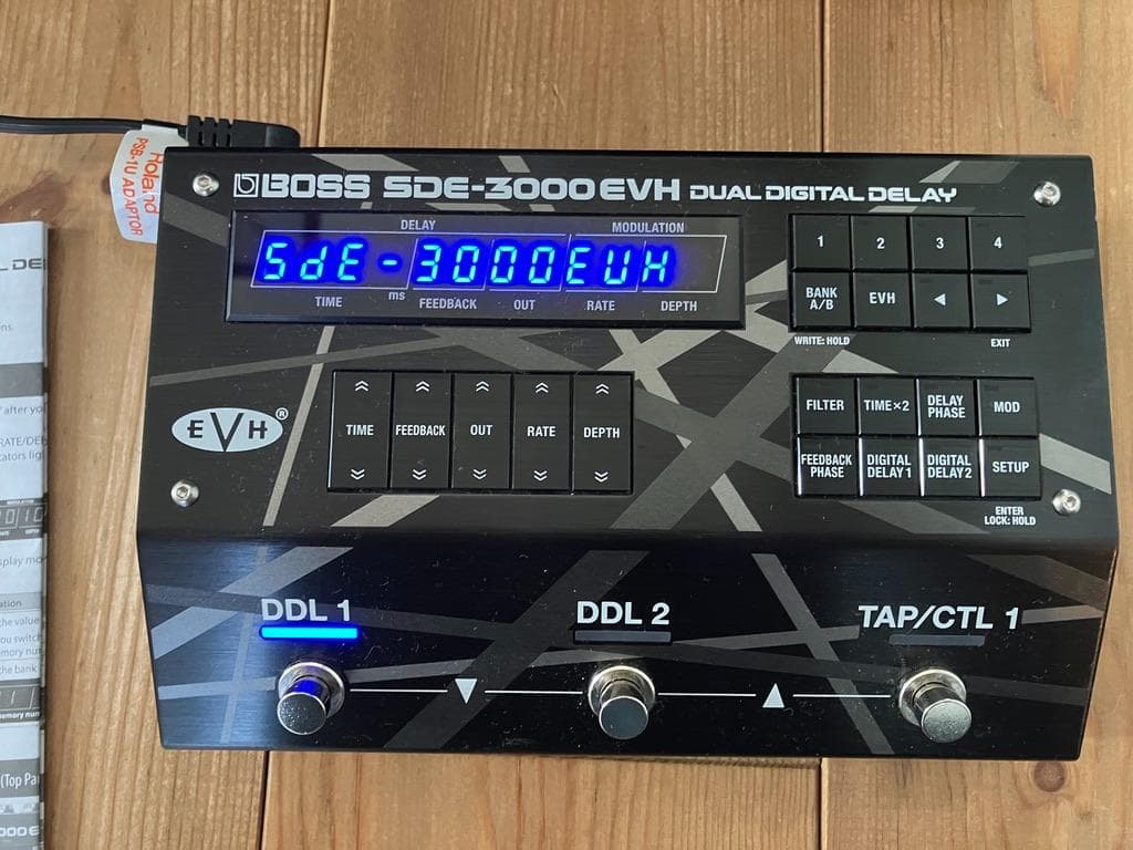 期間限定値下　Wet / Dry / Wet　BOSS SDE-3000 EVH BOSS SDE-3000EVH｜Eddie Van Halen の代表的なステレオ・ディレイ
