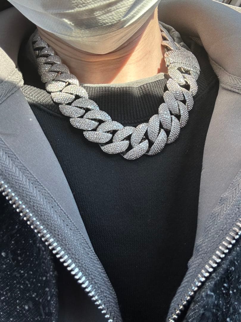 アクセサリー iced out Miami necklace