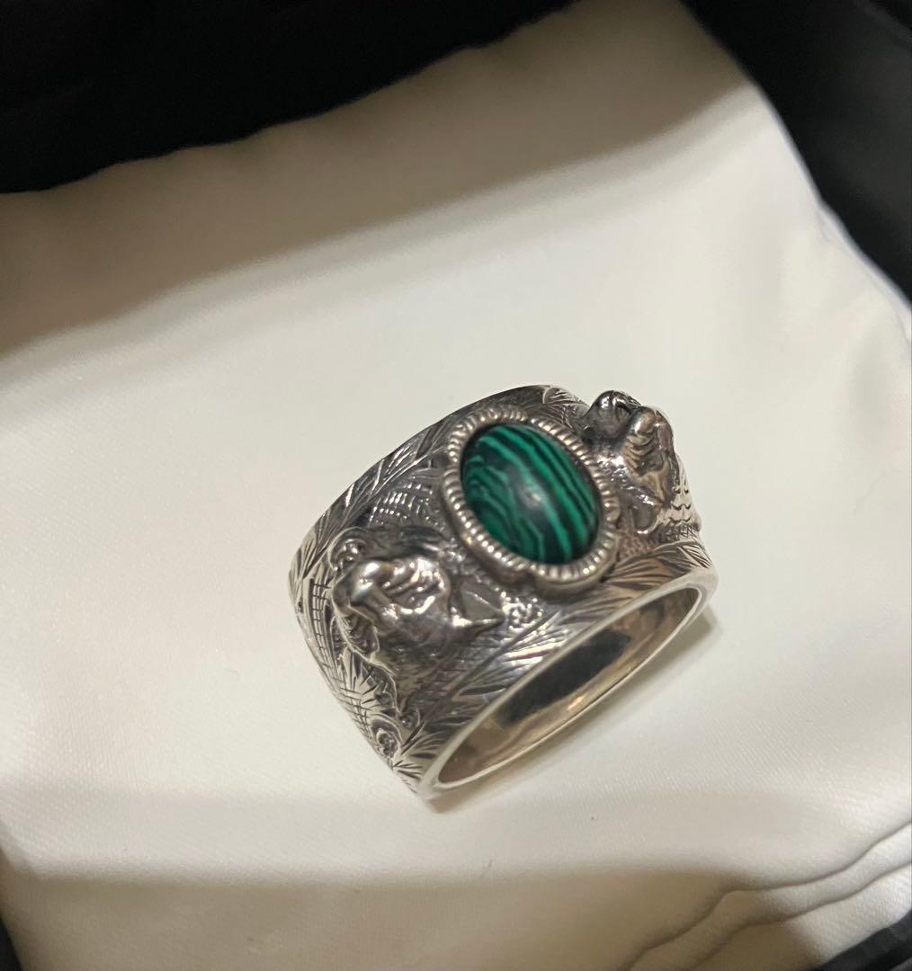 GUCCI シルバーリング　トラ スカル シルバーリング