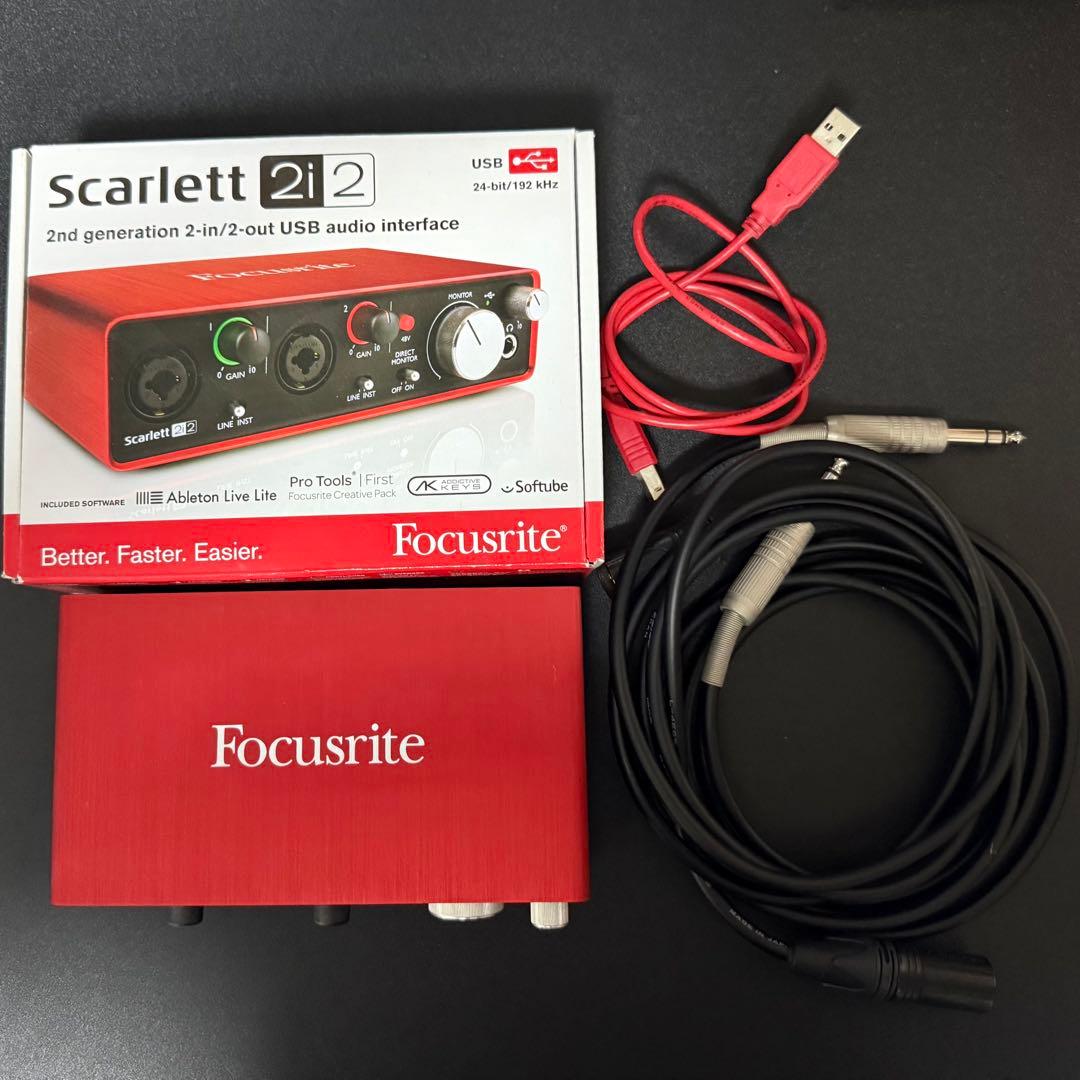 focusrite scarlett 2i22nd generation美品中古