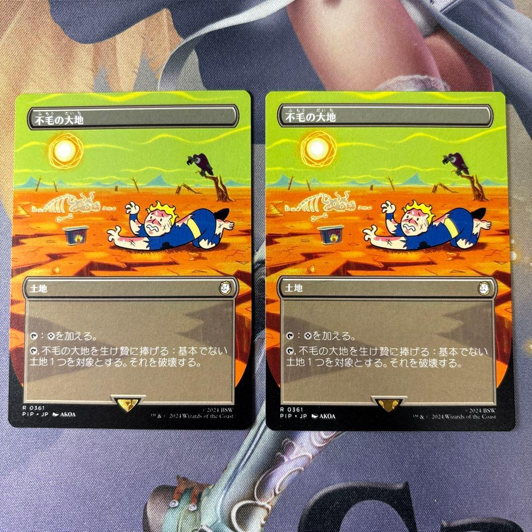 不毛の大地 2枚セット