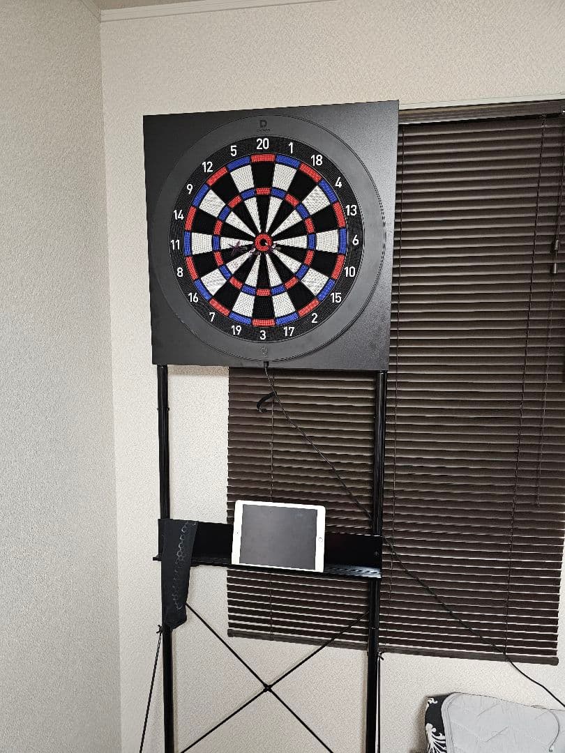 即決大歓迎 dartslive +スタンド+スローマットセット セット】ダーツボード DARTSLIVE Home & ポールスタンド & スロー