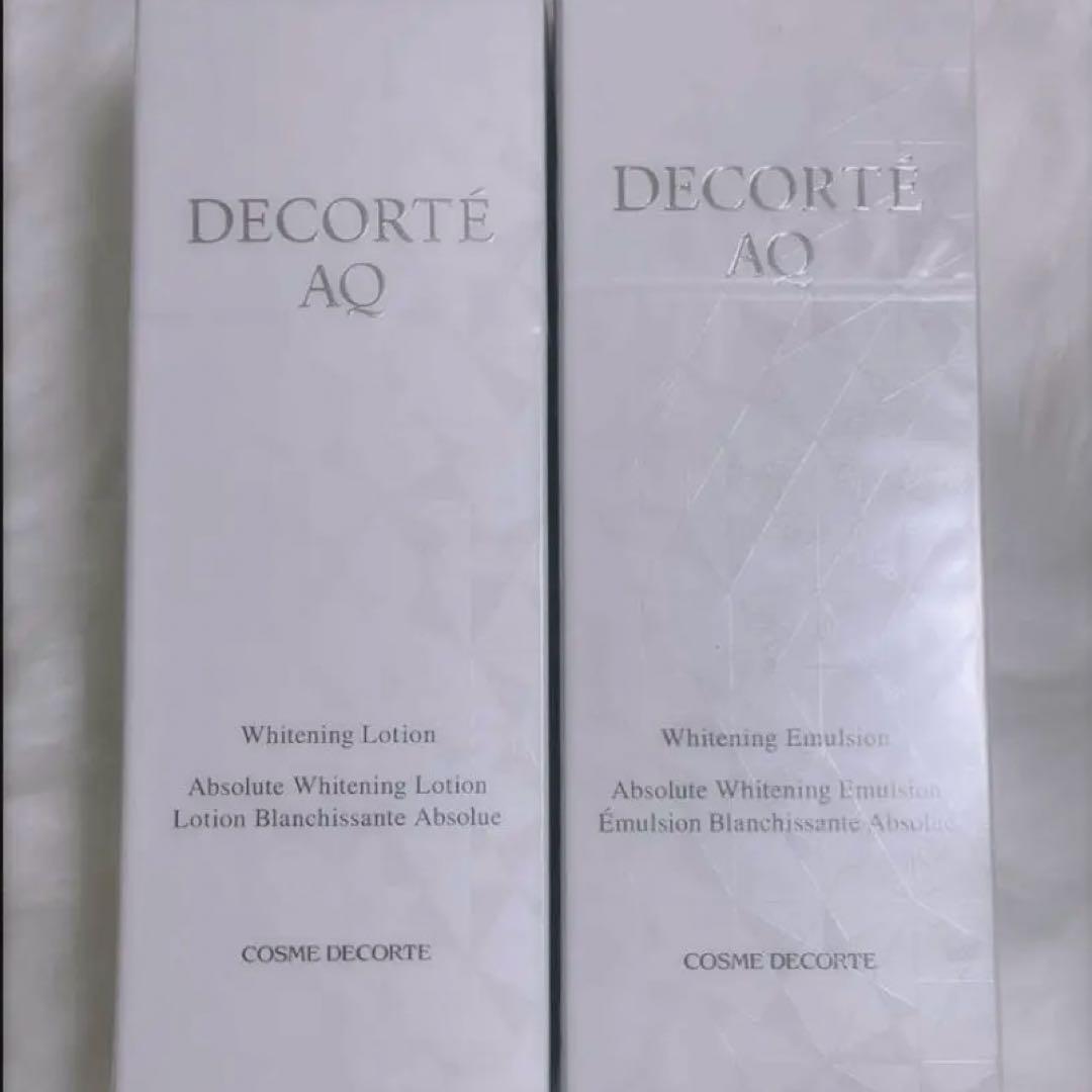 DECORTEAQホワイトニングローションとエマルジョン各200ml 計２本