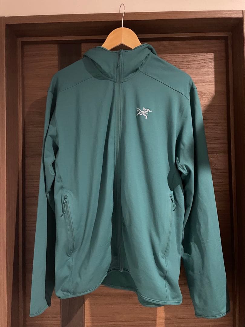 ARC'TERYX グリーン フルジップ パーカー Lサイズ