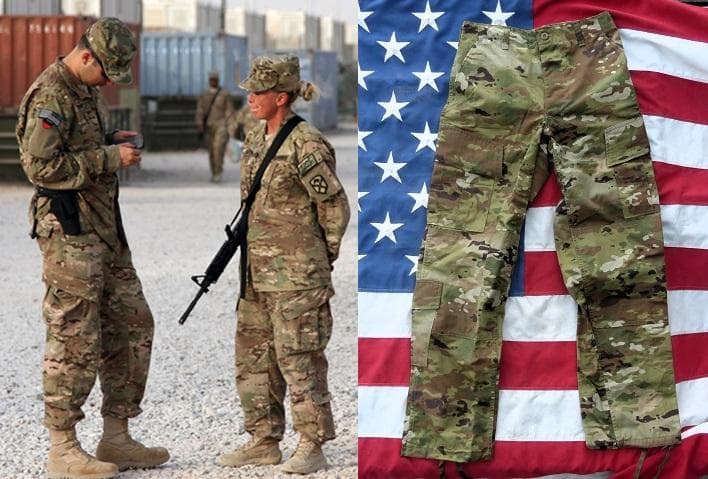 米軍実物 ARMY マルチカムトラウザー S-R スコーピオン OCP 516