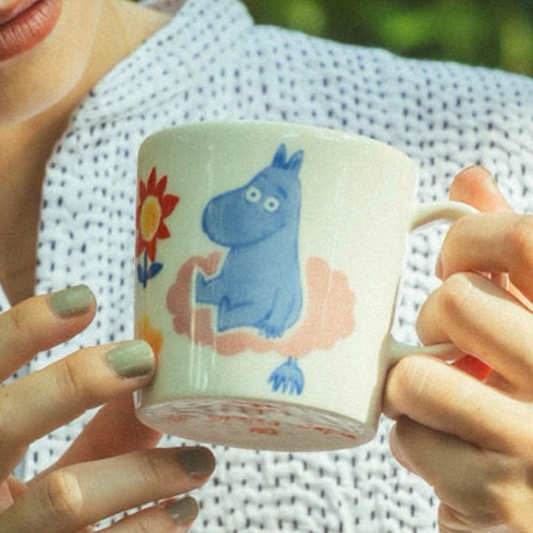 ムーミン　BEAMS ハンドペイントマグ