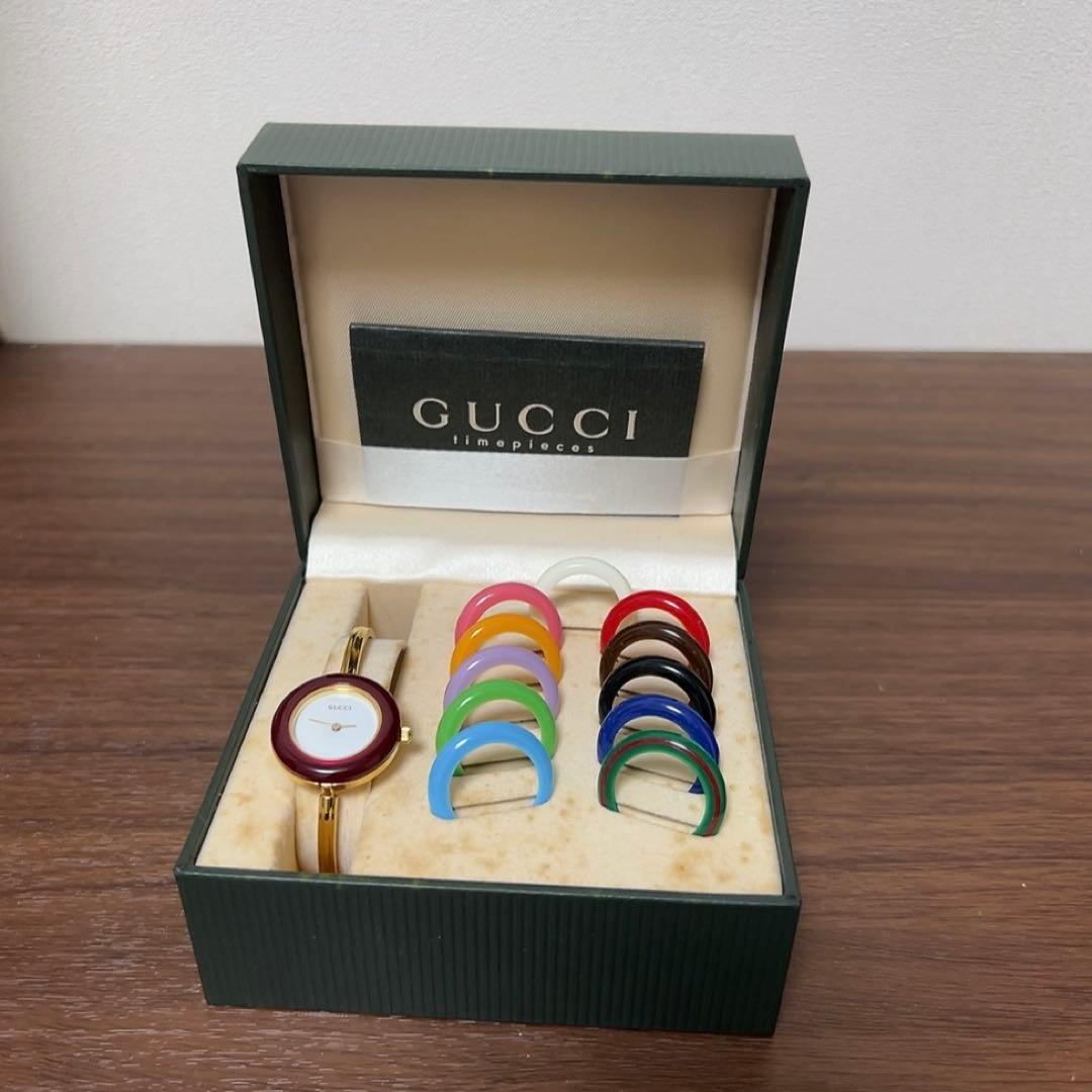 GUCCI時計 11/12.2 チェンジベゼル　レディース腕時計 楽天市場】【中古】｜GUCCI グッチ 11/12.2 チェンジベゼルウォッチ