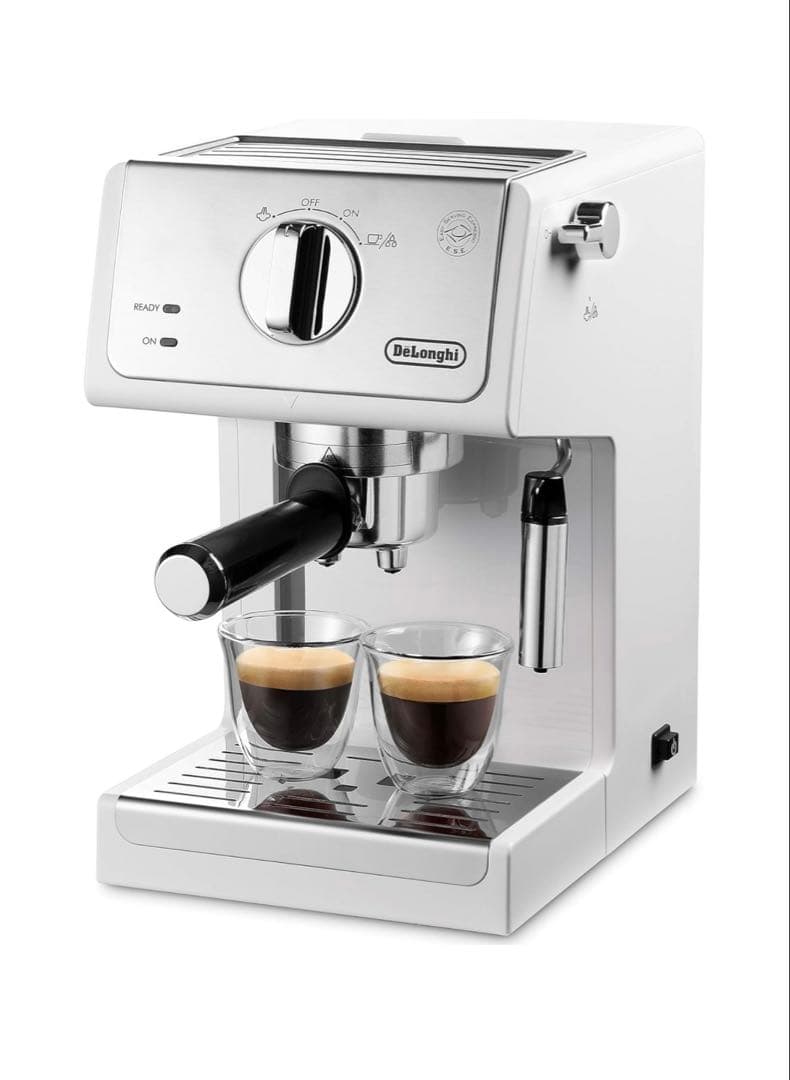 デロンギ　エスプレッソカプチーノメーカー　ホワイト
