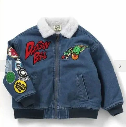 BREEZE ドラゴンボールコラボデニムボアジャケット（140-150サイズ