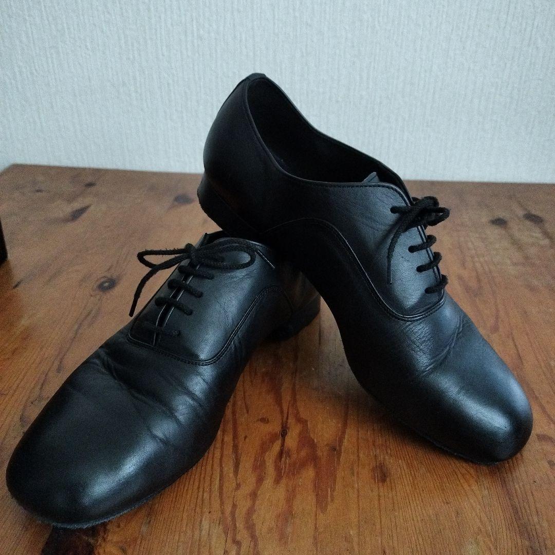 Kent ケント　社交ダンスシューズ 25.5cmR レザー　箱 袋　男性用