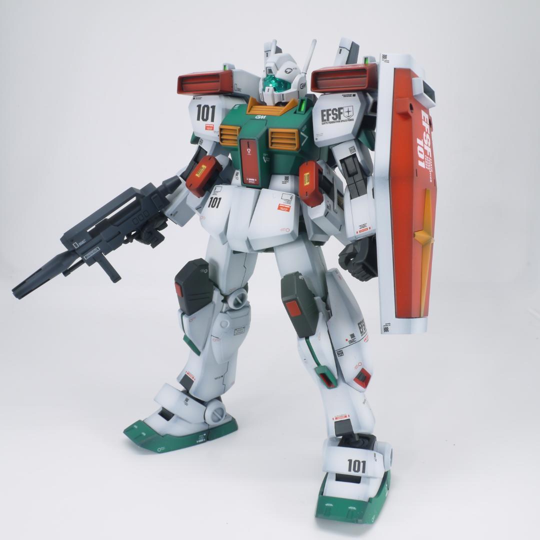 ガンプラ　HG ジムⅢ②　全塗装　完成品
