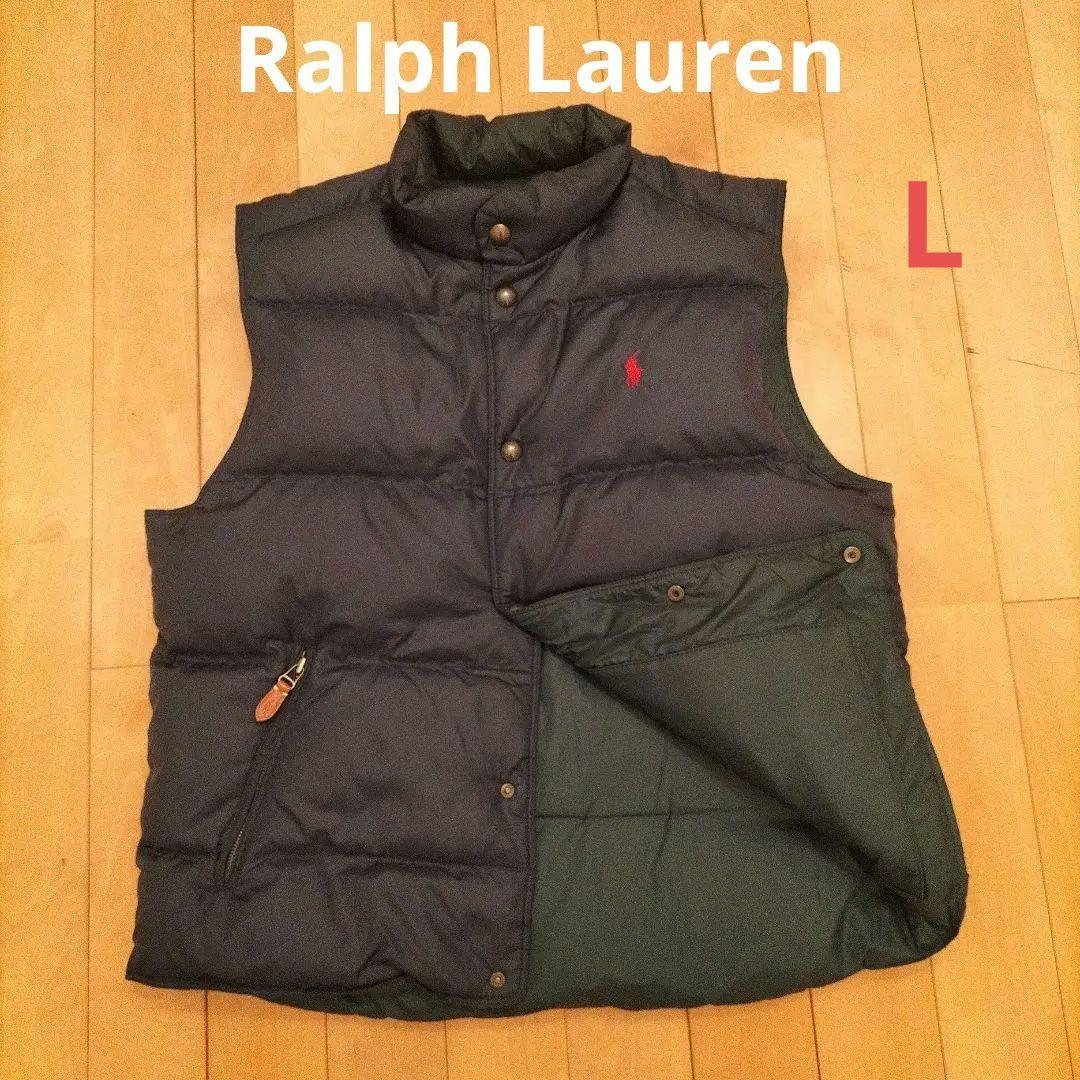 S*o様 Polo Ralph Lauren ネイビー×グリーン ダウンベスト