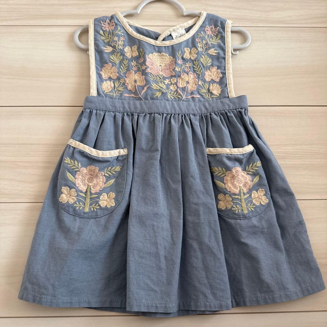 ワンピース 2022 aw Apolina Bibi Pini -Blue Moun