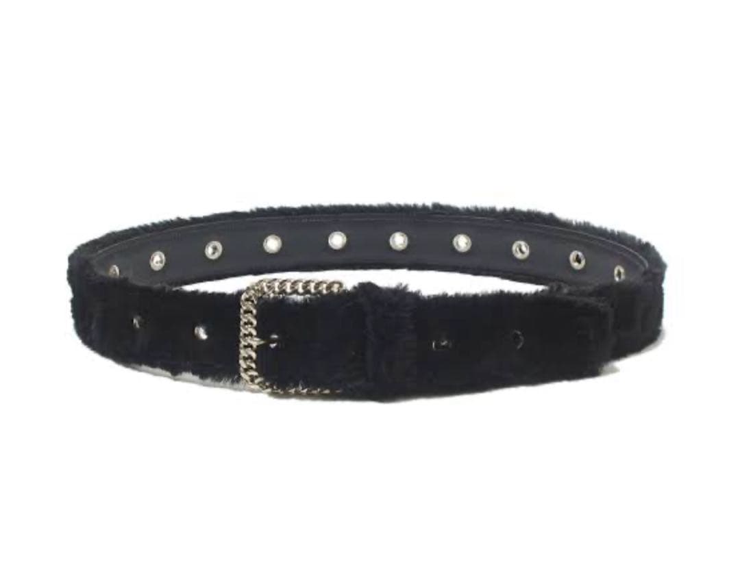 AFB 黒ファー Mサイズ ベルト