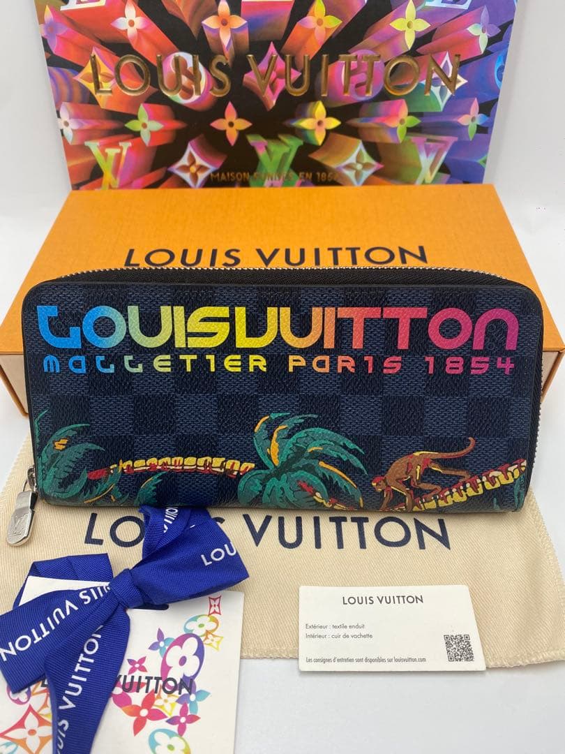 限定品✨極美品　ルイヴィトン ジッピーウォレット ヴェルティカル ダミエ 長財布 ルイヴィトン ダミエグラフィット ジッピーウォレットヴェルティカル長