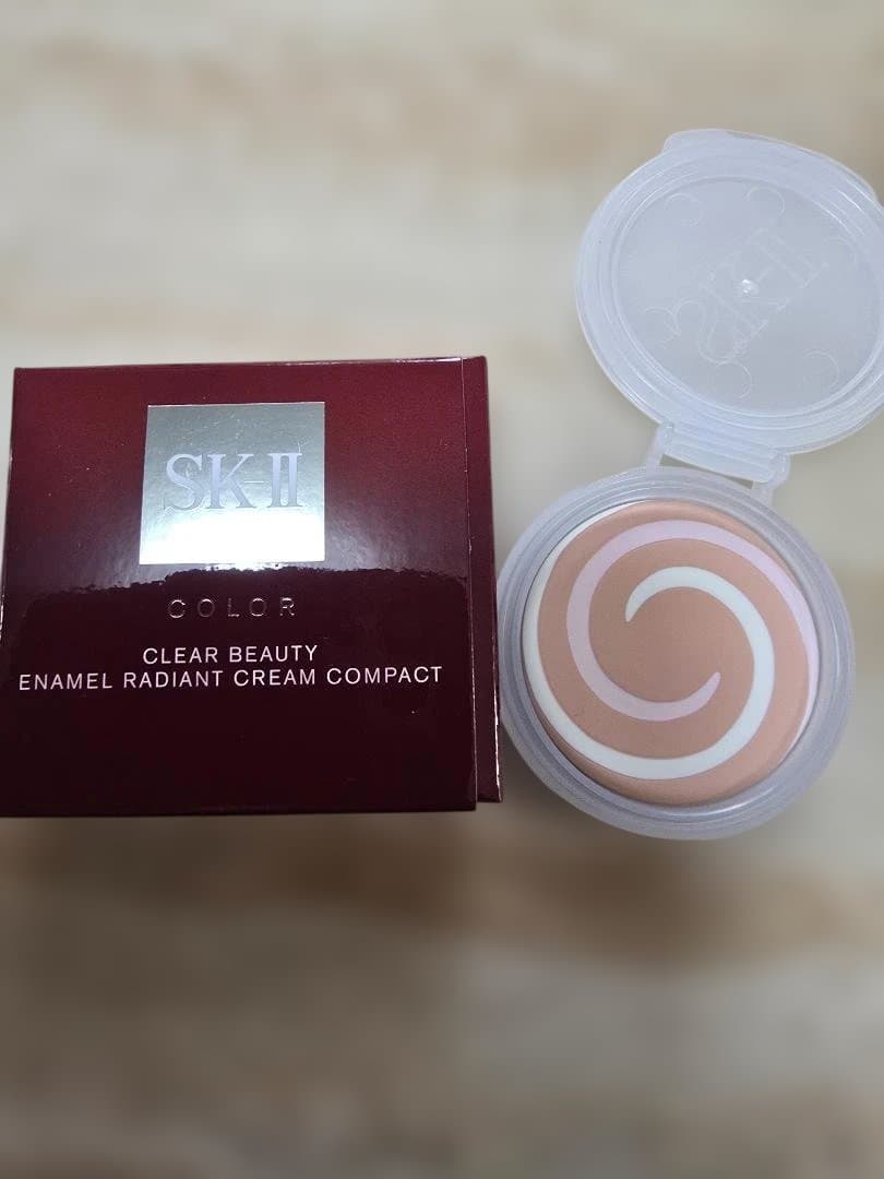 SK-II エナメルラディアントクリームコンパクト クリアピンク g