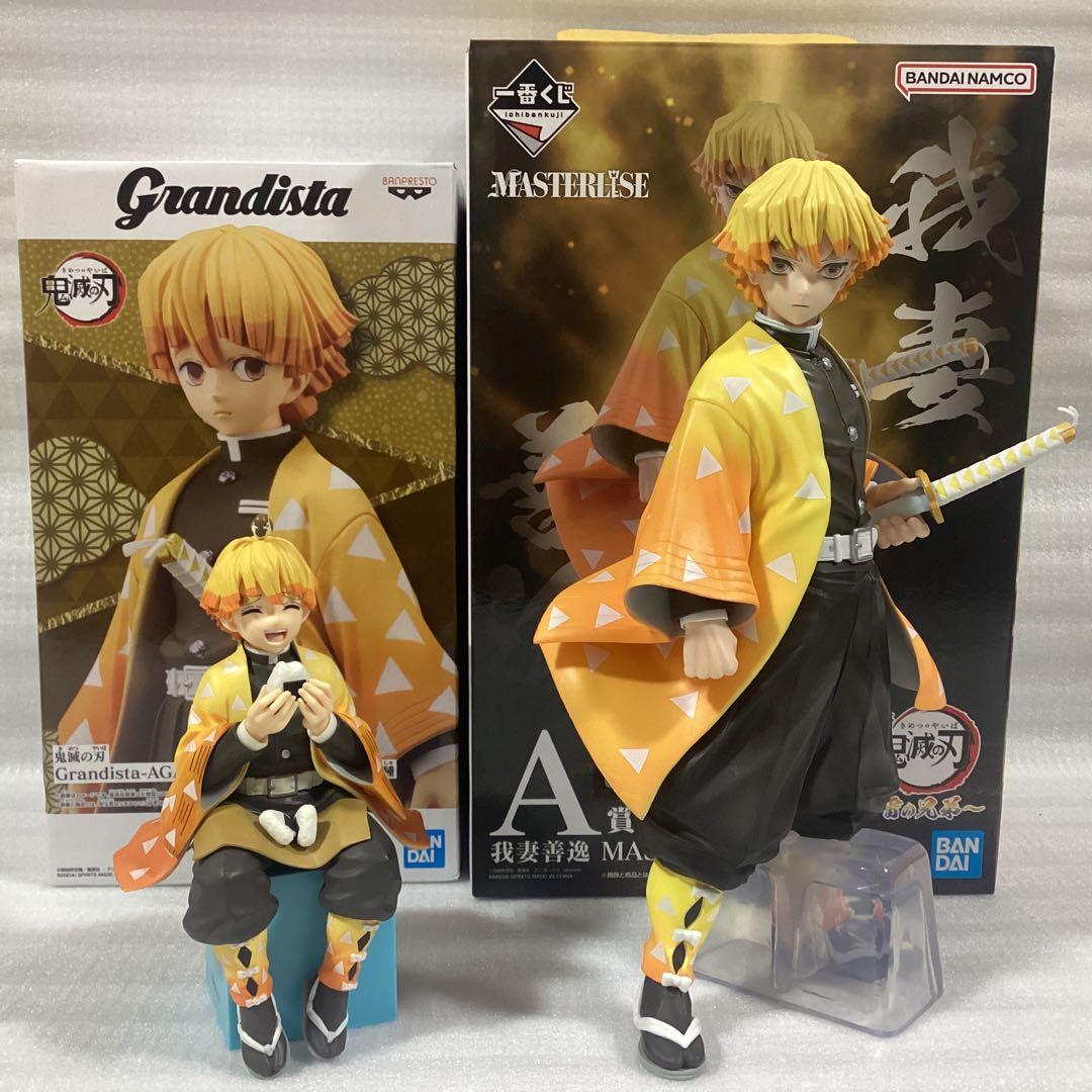 鬼滅の刃　我妻善逸　チュン太郎ちょこのせ　MASTERLISEフィギュア　まとめ セガ（SEGA） 鬼滅の刃 プレミアムちょこのせフィギュア 我妻 善逸