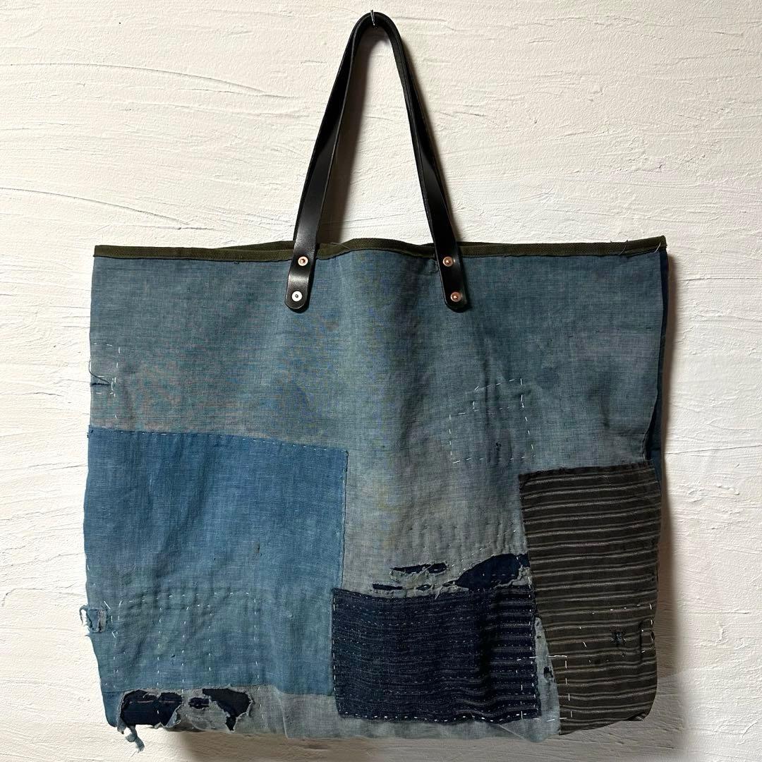 ビンテージ 襤褸 BORO ボロ 刺し子 トートバッグ　RRL ③ 89E64AA2-89F2-4A1F-9BD6-