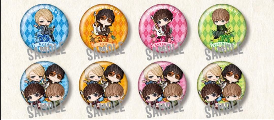 らるみくじ2026 L'Arc〜en〜Ciel 缶ミラー全種セット - メルカリ