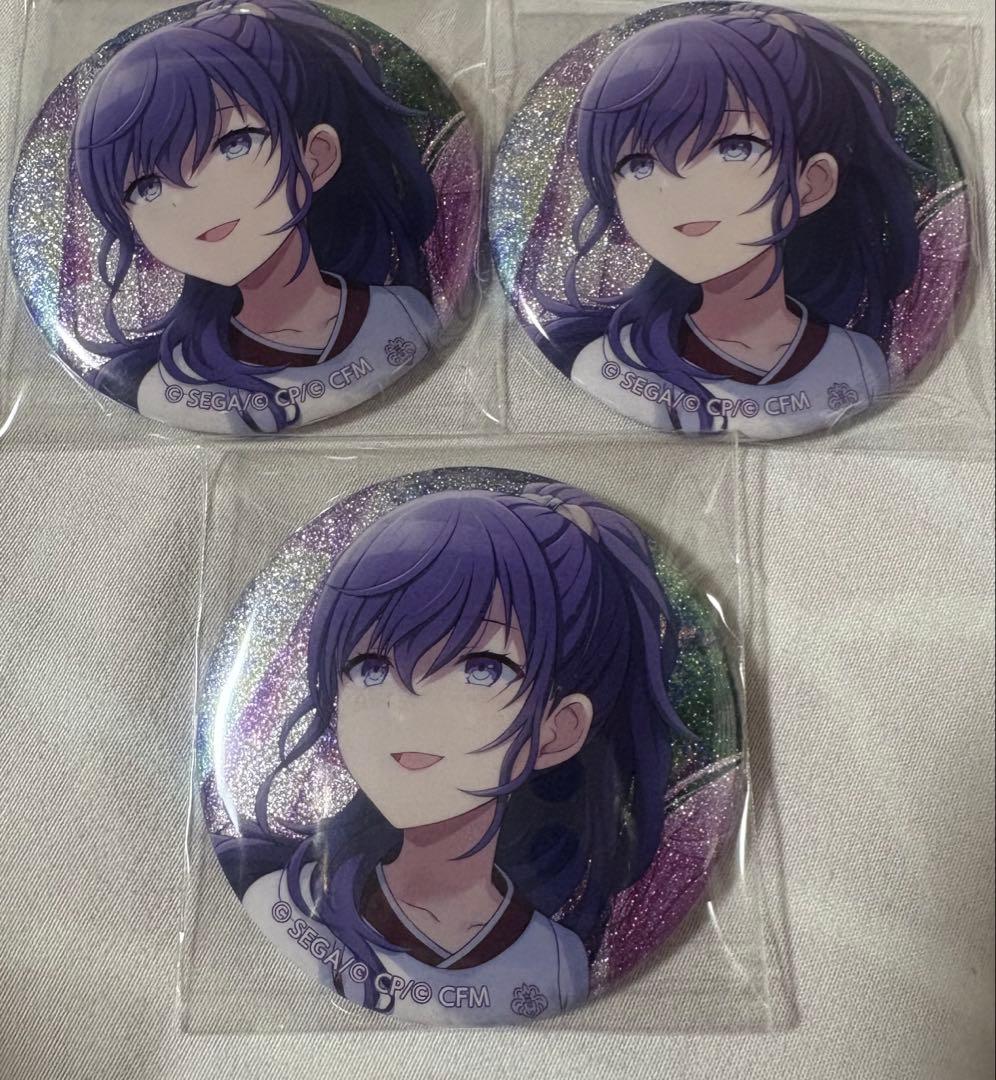 プロセカ グリッター缶バッジ 1C 体育祭 朝比奈まふゆ - メルカリ