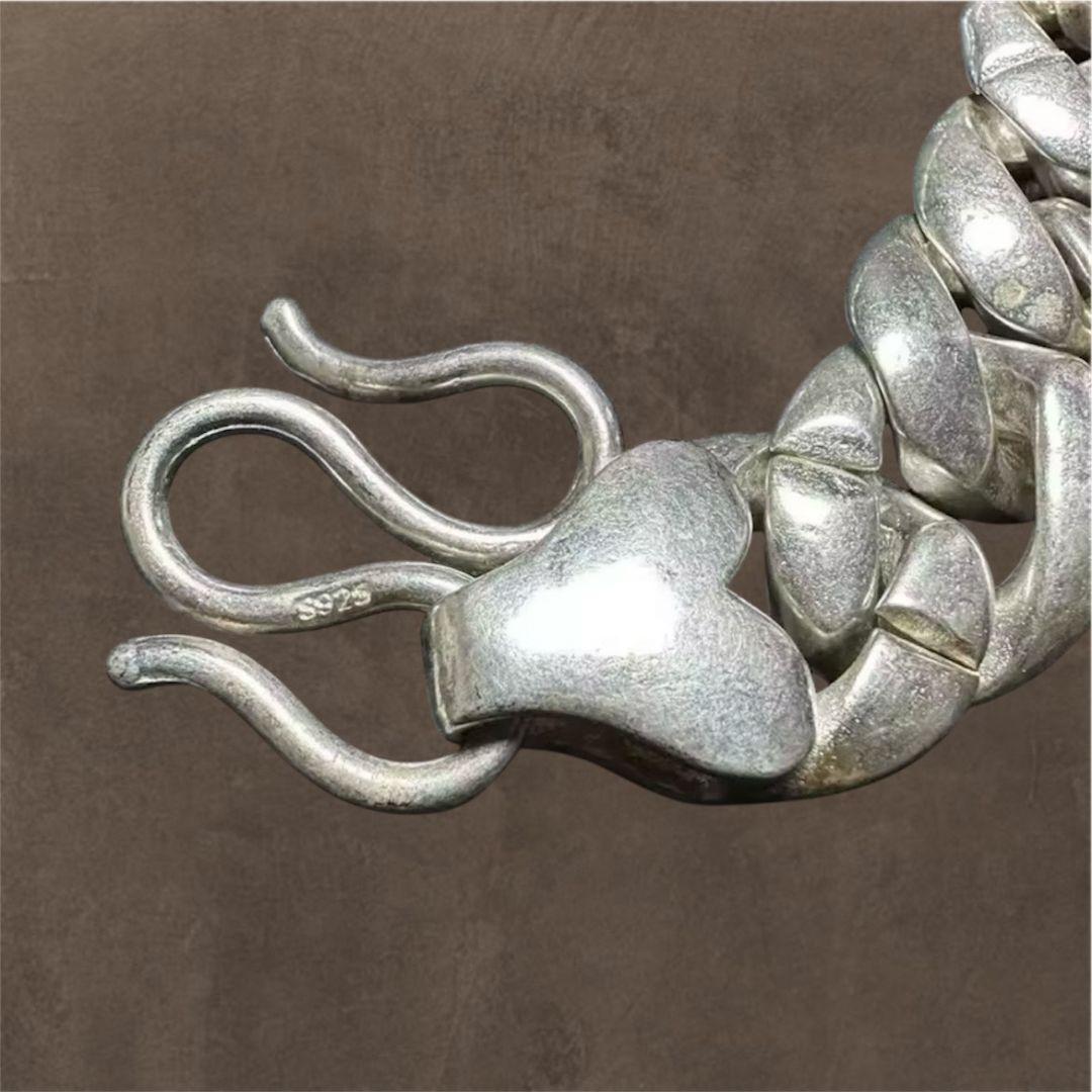 S925刻印 喜平 ネックレス ウォレットチェーン 重量感 ヴィンテージ