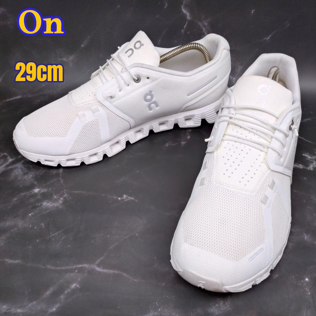 極美品✨️ On Cloud5 オン クラウド5 オールホワイト 29 希少品
