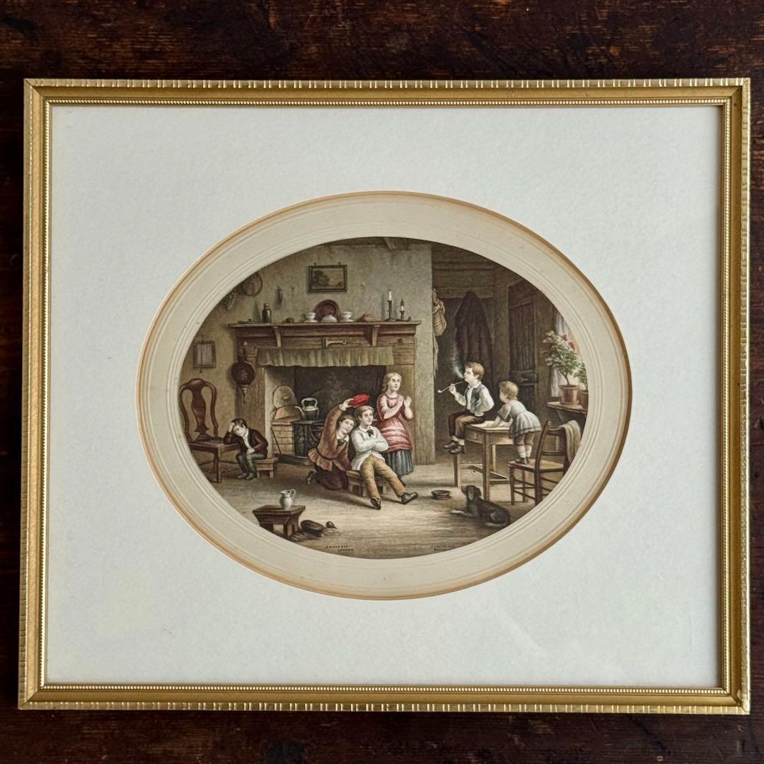 ル・ブロンド社 1910年代 楕円アートプリント 額装済み32枚楕円シリーズ MRN-K2103(高級肖像/遺影額) (アクリル) | マルニ額縁画材店