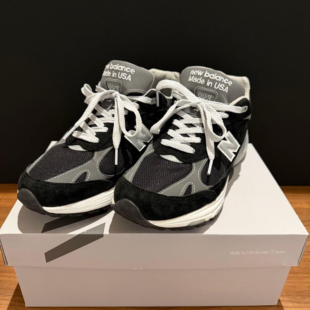 New Balance 993 MR993BK 27cm 美品 ブラック New Balance（ニューバランス） MR993 NEW BALANCE MR993BK MADE IN