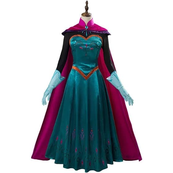 アナ雪 ディズニー エルサ 戴冠式 仮装 ドレス Dハロ - メルカリ