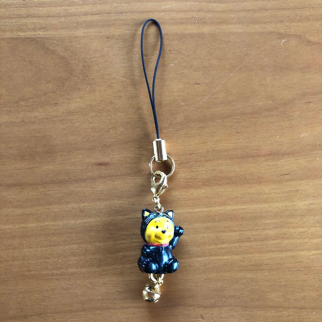 根付け くまのプーさん（招き猫）【4個セット】