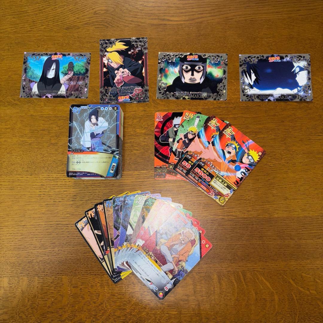 NARUTO ナルト疾風伝カードゲーム約90枚まとめ売り(一部おまけつき)