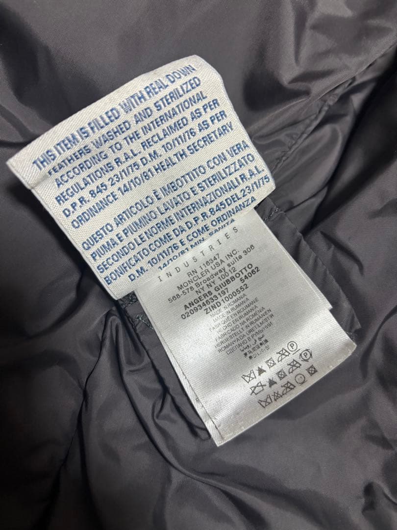 Moncler モンクレール Angers アンジェ グレー 1 - メルカリ