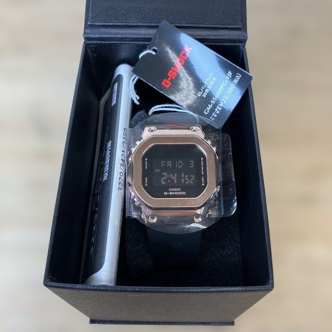 未使用★ CASIO G-SHOCK GM-S5600PG-1ローズゴールド