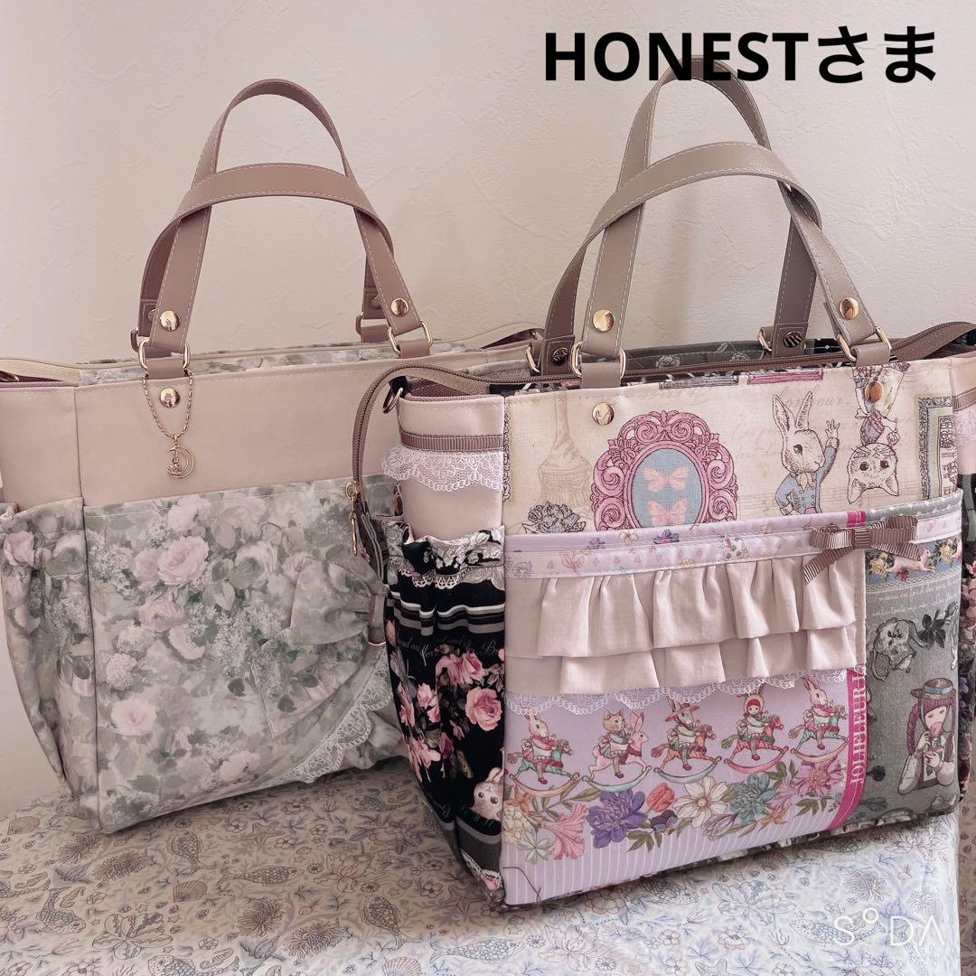 リバティ ジョリーフルール スクエアトートバッグ