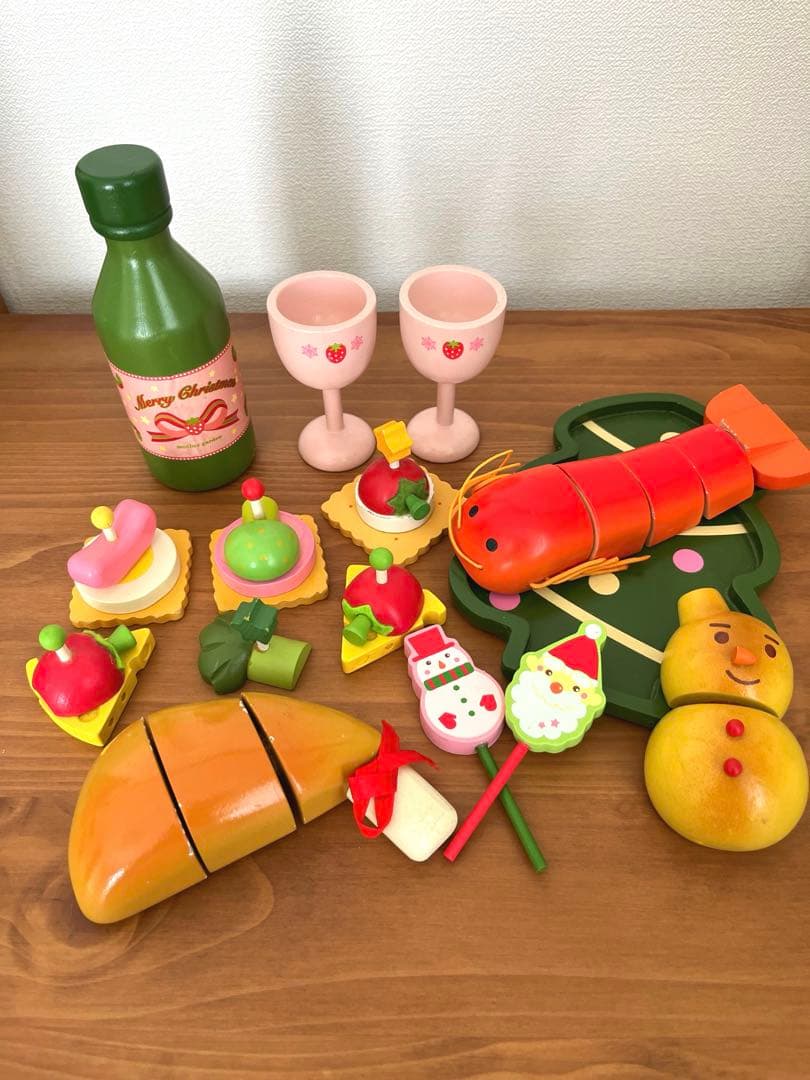 マザーガーデン★野いちごのおままごと★木製玩具★クリスマスセット