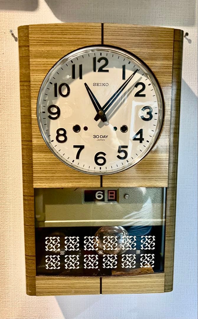 SEIKO精工30DAYゼンマイ掛け時計振り子時計柱時計ボンボン時計古時計