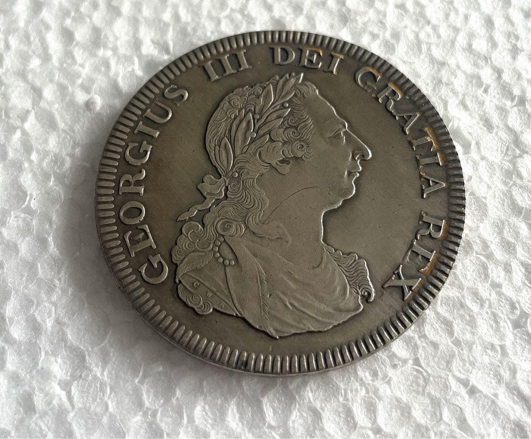 1804年 アイルランド 六シリング トークン 約40mm 海外 古銭 z30