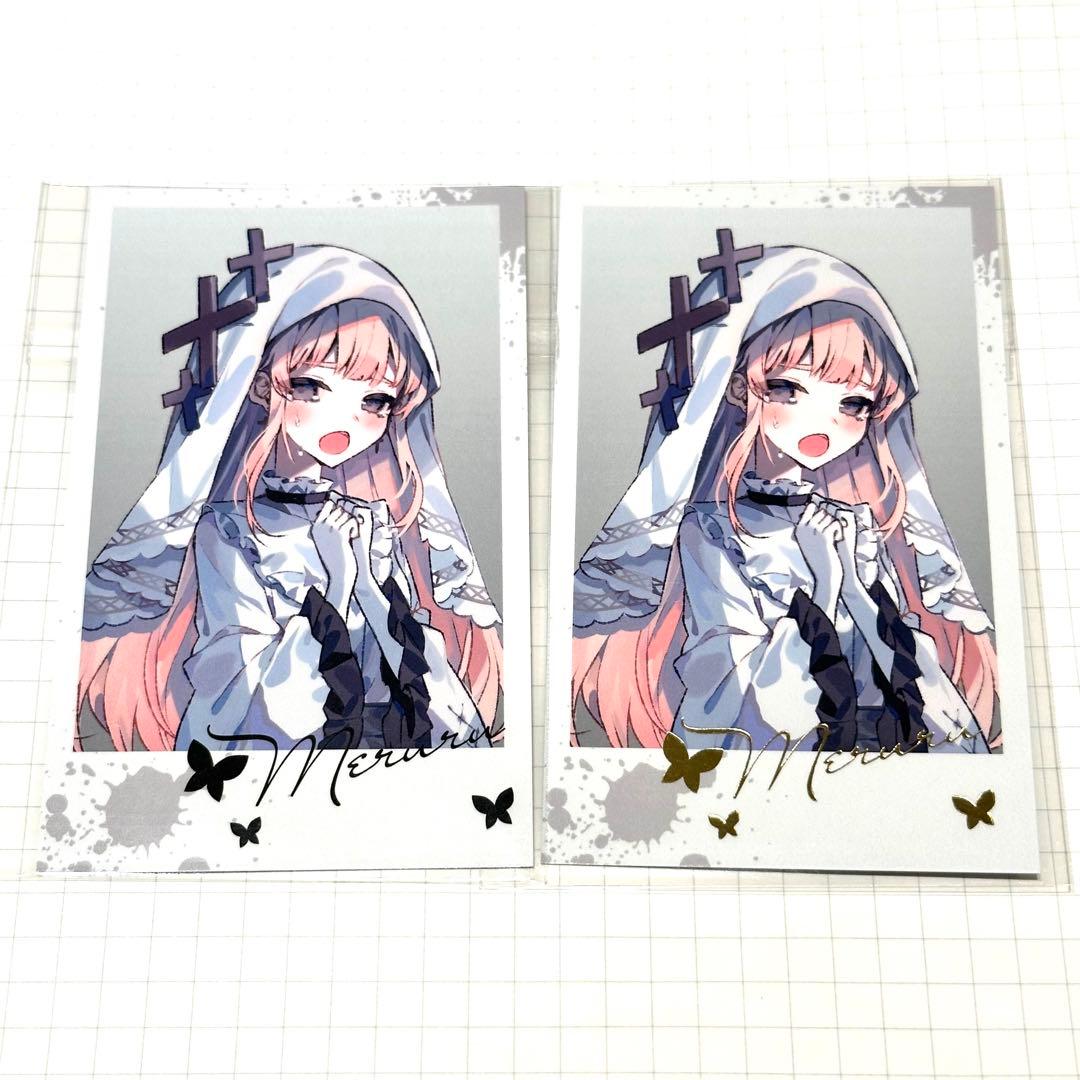 魔法少女ノ魔女裁判 まのさば 氷上メルル チェキ風カード フォトカード