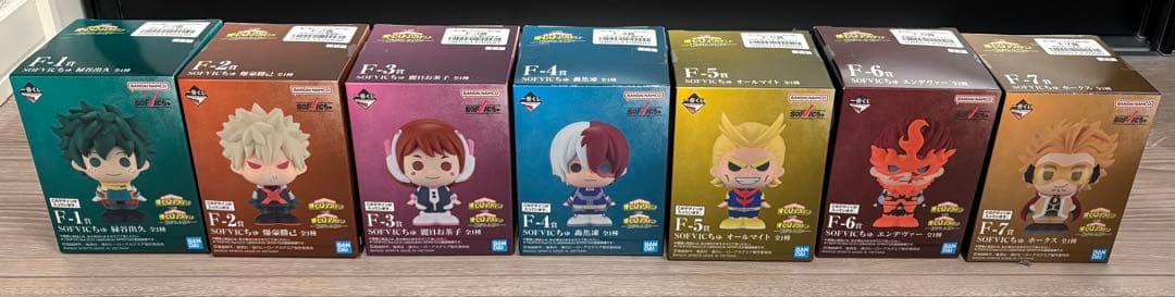 一番くじ ヒロアカ 紡がれる想い F賞 SOFVICちゅ フルコンプリートセット ヒロアカ 一番くじ 紡がれる想い F賞 SOFVICちゅ 4点セット - メルカリ