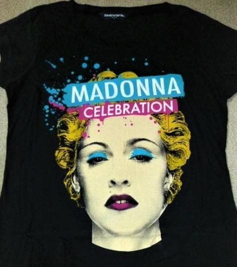 マドンナ 　Celebration　スキニーフィット Tシャツ
