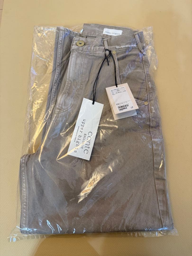 upper hights for cote ベージュデニムパンツ 23インチ - メルカリ
