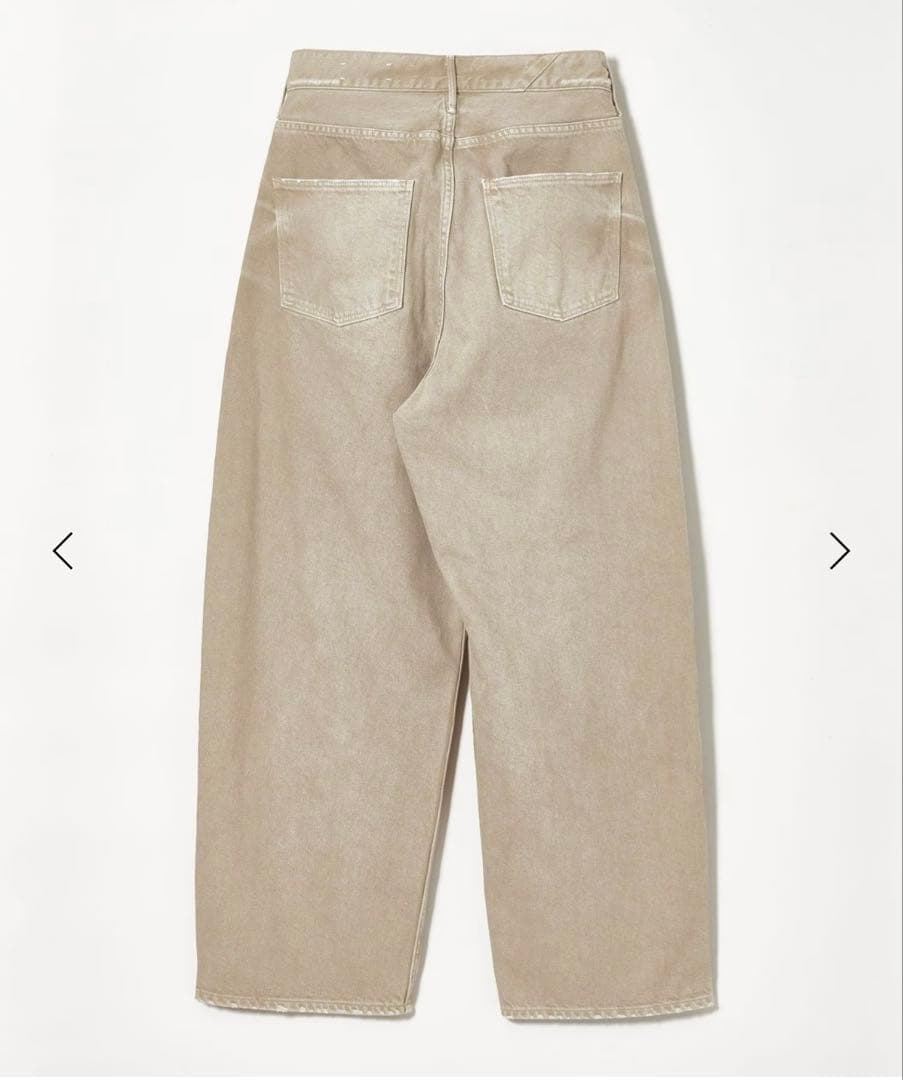 upper hights for cote ベージュデニムパンツ 23インチ - メルカリ