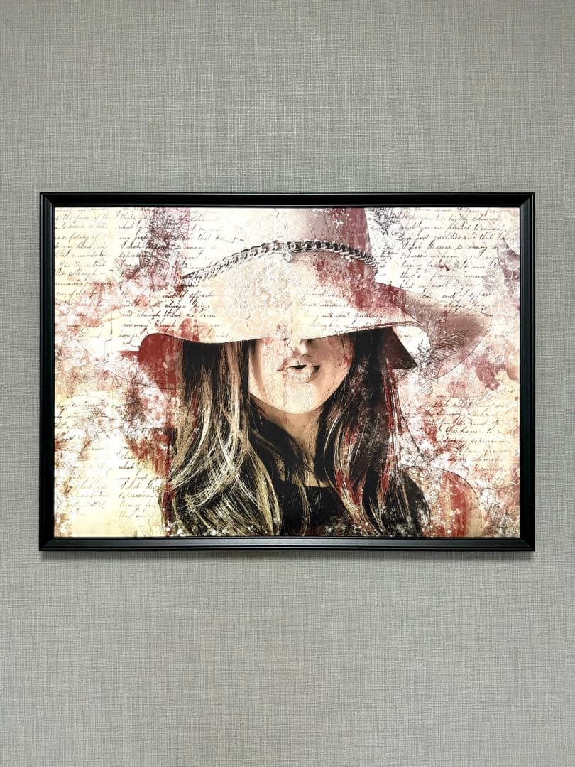 No.219フレーム付きキャンバスアート　オシャレ絵画　ブランドアートポスター