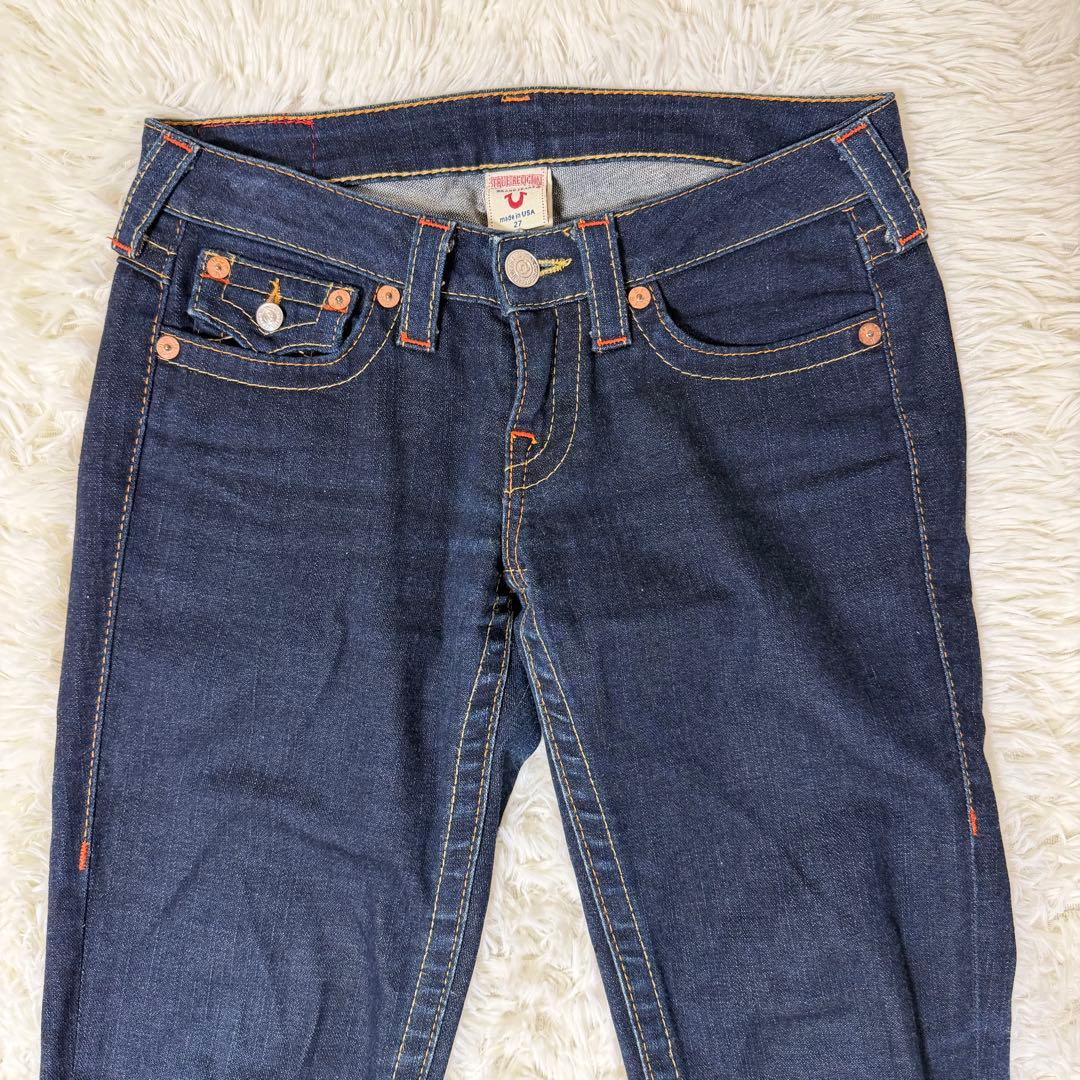 希少✨トゥルーレリジョン デニムパンツ JULIE W27 太ステッチ